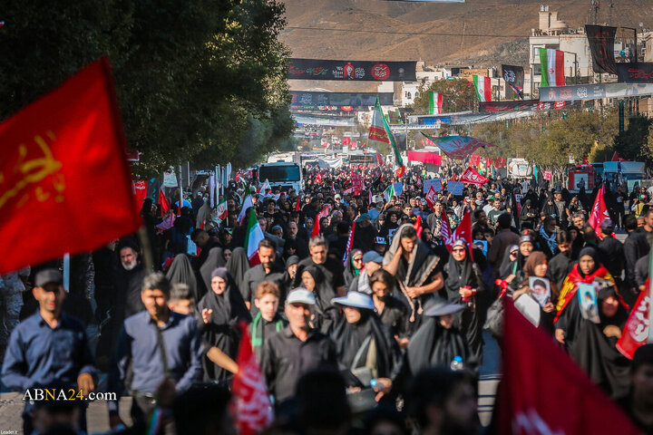 تقرير مصور/ مراسم تشييع الجثمان الطاهر للإمام الشهيد الخامنئي وأفراده أسرته بمدينة مشهد -1