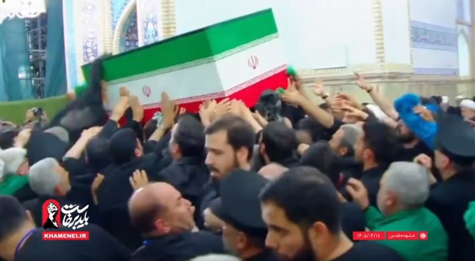 Video: Grand Funeral Procession for Martyr Leader Held at Razavi Shrine