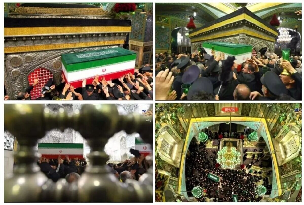 Líder Mártir da Revolução Islâmica é sepultado junto ao Santuário do Imam Reza (A.S.), em Mashhad