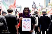 Photos: Funeral procession of pure body of martyred Leader held in Holy Mashhad