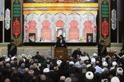 Marasimu ya Maombolezo na Kumbukumbu ya Imam Shahidi Yaandaliwa katika Haram ya Bibi Fatima Ma'suma (s.a) Qom +Picha