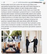 ABD'li Senatör Steve Daines, Bakü'de Azerbaycanlı Üst Düzey Yetkililerle Görüştü