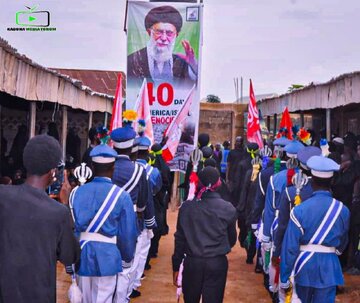 تصاویر | مراسم نمادین تشییع امام شهید امت در کادونای نیجریه