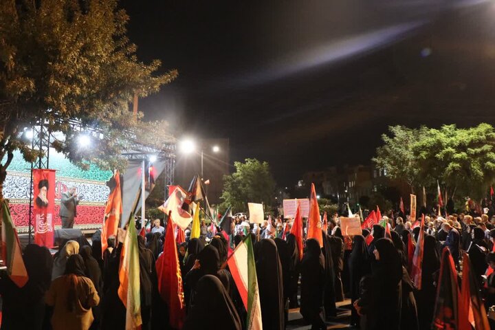 گزارش تصویری/ اجتماع منتقمین امام شهید در قرچک