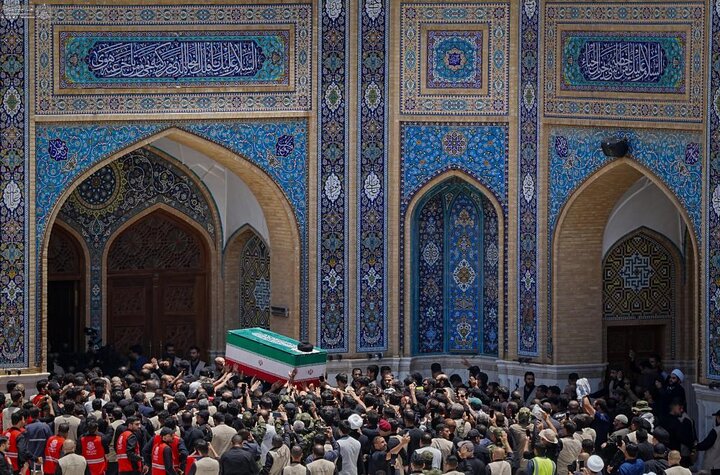تقرير مصور/ مراسم العزاء والصلاة على جثمان الشهيد السيد الخامنئي (قدّس سرّه) برعاية العتبة العلوية