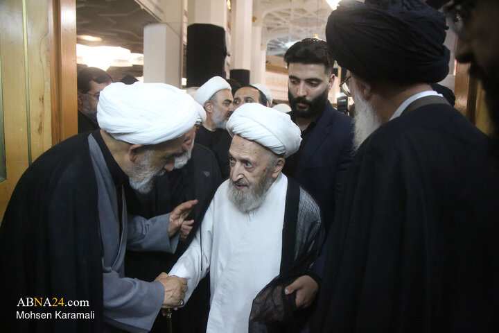 Foto / Hz. Fatıma Masume'nin (s.a) Hareminde Şehit Rehberin Taziye Merasiminden Kareler
