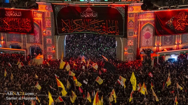 Foto / Devrim Şehidi Liderin Mübarek Naaşının Hz. Ebulfazl (a.s.) Kutsal Türbesindeki Cenaze Töreni