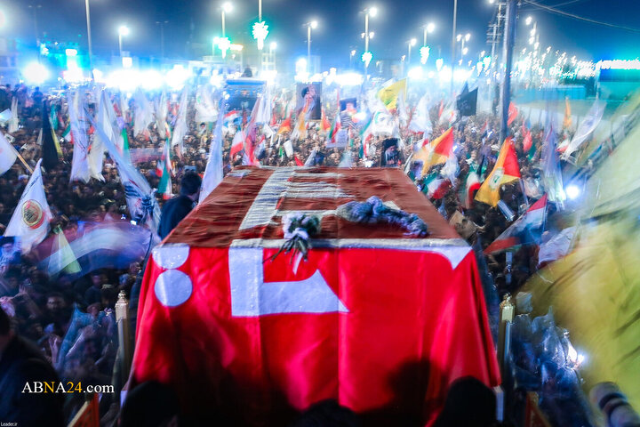 Foto / Devrim Şehidi Liderin Mübarek Naaşının Kerbela-i Mualla’daki Cenaze Töreni - 1