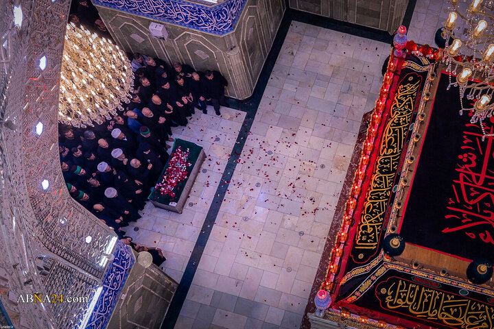 Foto / Devrim Şehidi Liderin Mübarek Naaşının Kerbela-i Mualla’daki Cenaze Töreni - 1