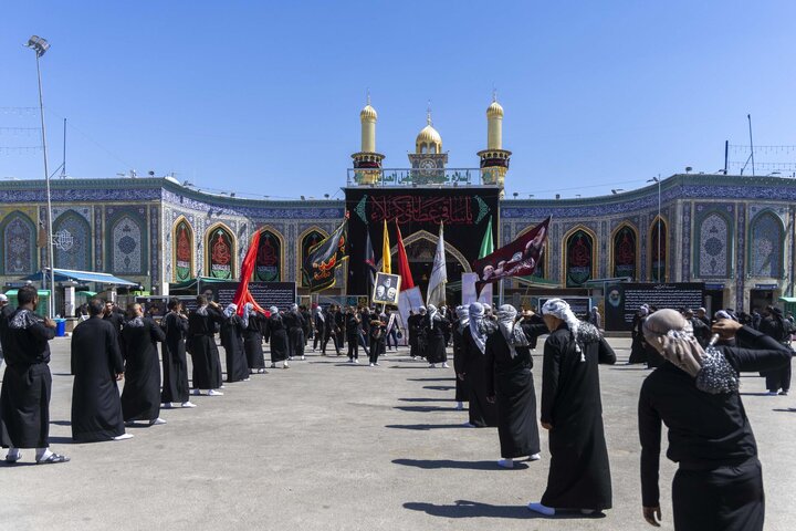تقرير مصور/ مواكبُ العزاء تُحيي ذكرى شهادة الإمام زين العابدين (عليه السلام) في كربلاء المقدسة