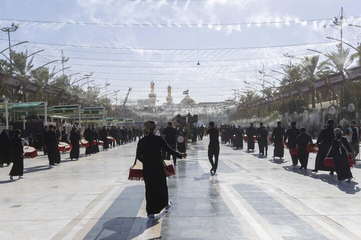 تقرير مصور/ مواكبُ العزاء تُحيي ذكرى شهادة الإمام زين العابدين (عليه السلام) في كربلاء المقدسة