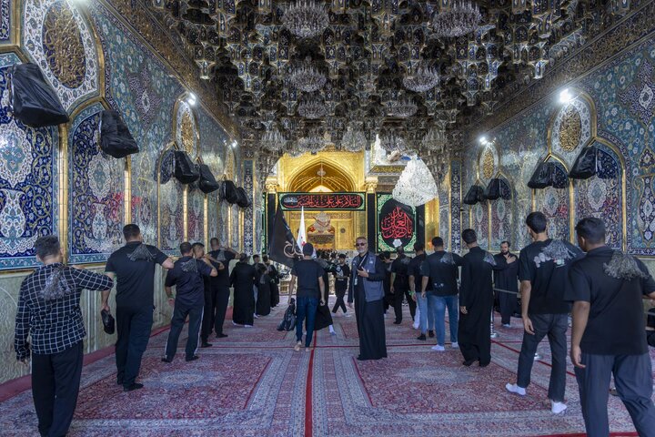 تقرير مصور/ مواكبُ العزاء تُحيي ذكرى شهادة الإمام زين العابدين (عليه السلام) في كربلاء المقدسة
