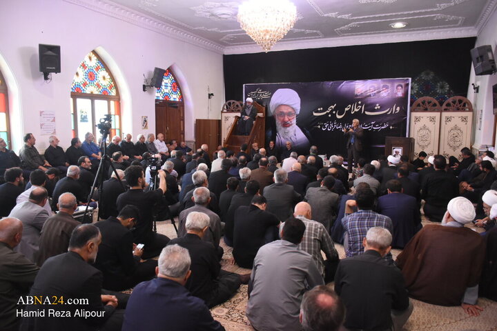 مراسم سوم درگذشت رئیس حوزه علمیه فومن با سخنرانی آیت‌الله رمضانی