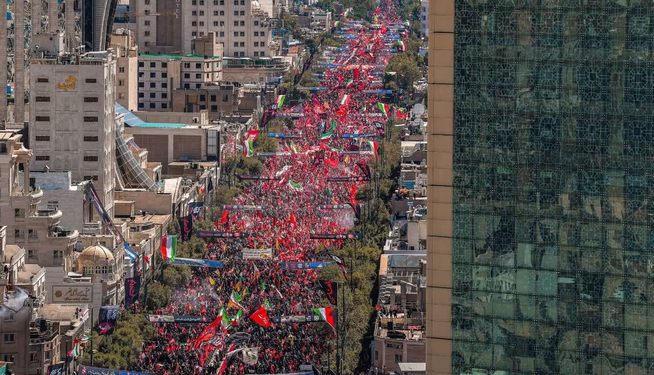Horasan-ı Rezevi Valiliği: Şehit Liderin Cenaze Törenine Yaklaşık 8 Milyon Kişi Katıldı