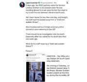 Itinuring ng mamamahayag na malapit kay Trump na kahina-hinala ang salaysay ng pagkamatay ni Lindsey Graham!