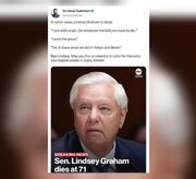 Si Dr. Omar Suleiman, Amerikanong manunulat na Muslim, sa kanyang reaksyon sa pagkamatay ni Lindsey Graham ay nagdala ng mga sipi mula sa kanya