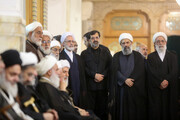 Hz. Fatiməi Məsumənin Hərəmində Müəllimlər Cəmiyyəti tərəfindən İmam Xameneiyə yas mərasimi keçirildi - Foto