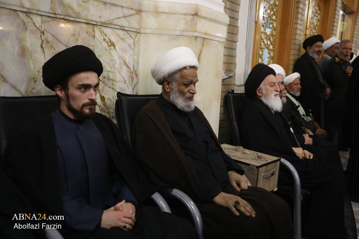 مراسم بزرگداشت رهبر شهید انقلاب در حرم حضرت معصومه(س)