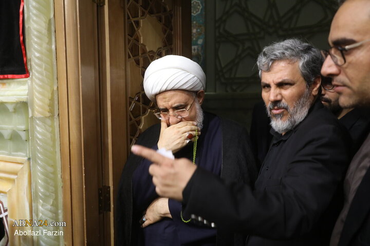مراسم بزرگداشت رهبر شهید انقلاب در حرم حضرت معصومه(س)