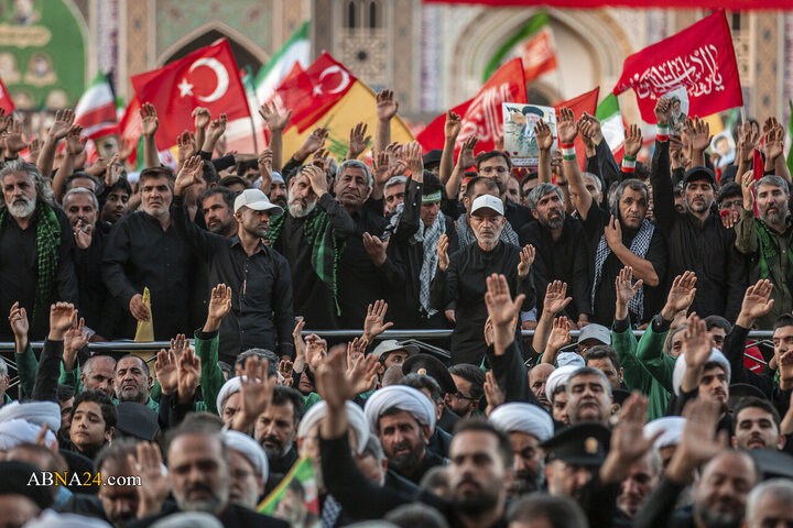 تشییع پیکر مطهر رهبر شهید انقلاب در مشهد مقدس