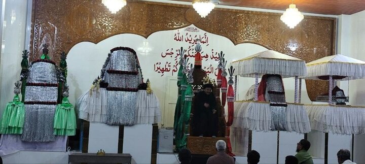 تقرير مصور/ مراسم تشييع جنازة رمزية للإمام الشهيد وأسرته بمسجد ماندالاي الجامع للشيعة في ميانمار
