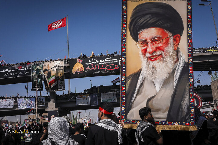 تشییع پیکر مطهر رهبر شهید انقلاب در نجف اشرف