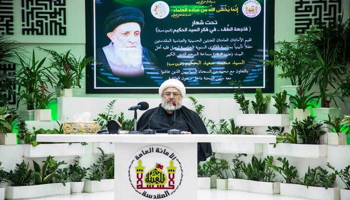 تقرير مصور/ إقامة الذكرى السنوية المرجع الديني آية الله السيد محمد سعيد الحكيم (ره)