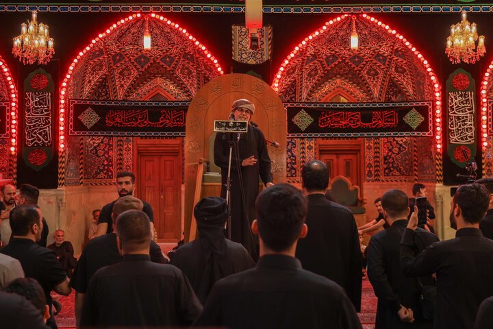 تقرير مصور/ إقامة مجلس عزاء ذكرى شهادة الإمام السجاد (عليه السلام) في العتبة العباسية المقدسة