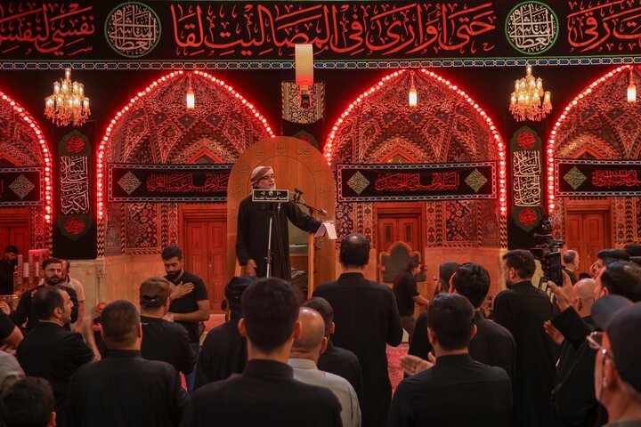 تقرير مصور/ إقامة مجلس عزاء ذكرى شهادة الإمام السجاد (عليه السلام) في العتبة العباسية المقدسة