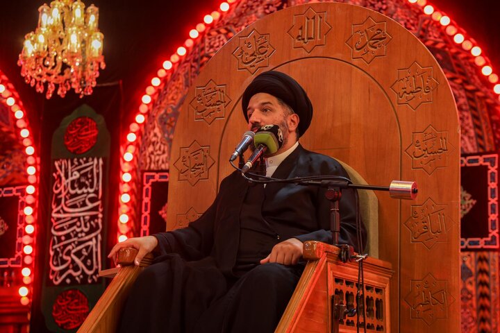 تقرير مصور/ إقامة مجلس عزاء ذكرى شهادة الإمام السجاد (عليه السلام) في العتبة العباسية المقدسة