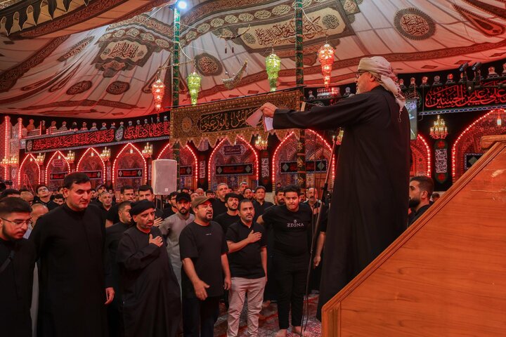 تقرير مصور/ إقامة مجلس عزاء ذكرى شهادة الإمام السجاد (عليه السلام) في العتبة العباسية المقدسة