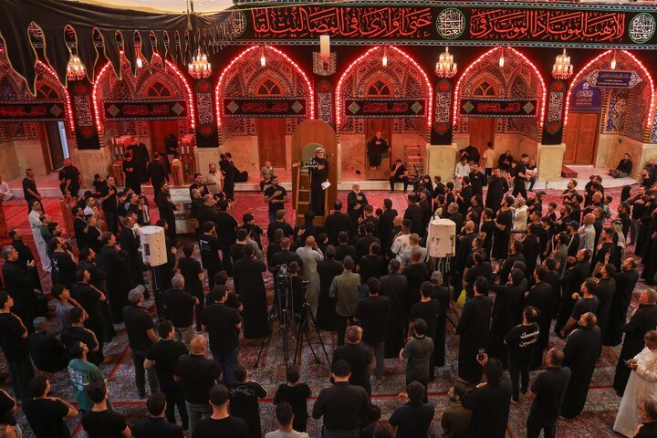 تقرير مصور/ إقامة مجلس عزاء ذكرى شهادة الإمام السجاد (عليه السلام) في العتبة العباسية المقدسة