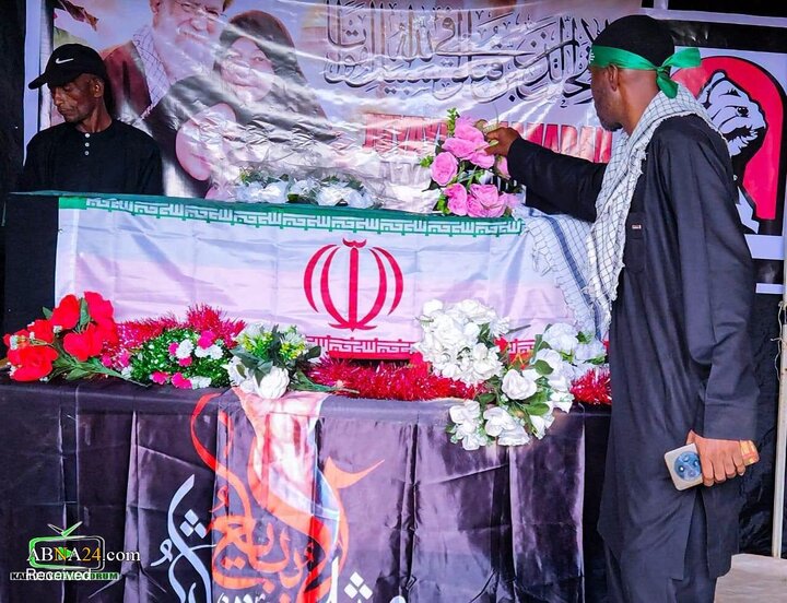 مراسم نمادین تدفین امام شهید سید علی خامنه‌ای در کادونا نیجریه