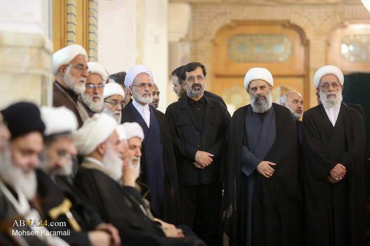 مراسم بزرگداشت رهبر شهید انقلاب از سوی جامعه مدرسین