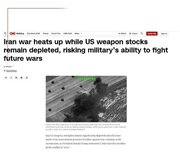 | CNN: Ang Digmaan sa Iran ay Malubhang Nagbawas sa mga Arsenal ng Amerika