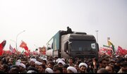 Vîdyo | Spas û pîrozbahiyên alim û berpirsan ji xizmeta mezin a medrese û qadên zanistên olî û talebên(şagirden wan) wan di merasîma cenazeyê rêberê ş
