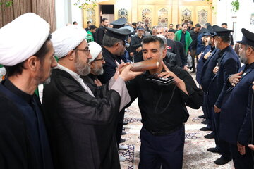 اعزام کاروان پیشرو موکب حرم بانوی کرامت به کشور عراق + تصاویر