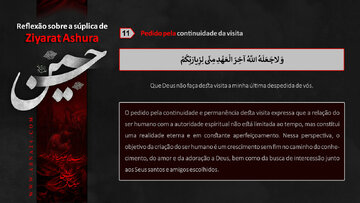 O pedido pela continuidade da Ziyarat – 11