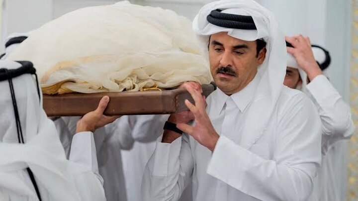 ویدیو | تشییع پیکر امیر پیشین قطر