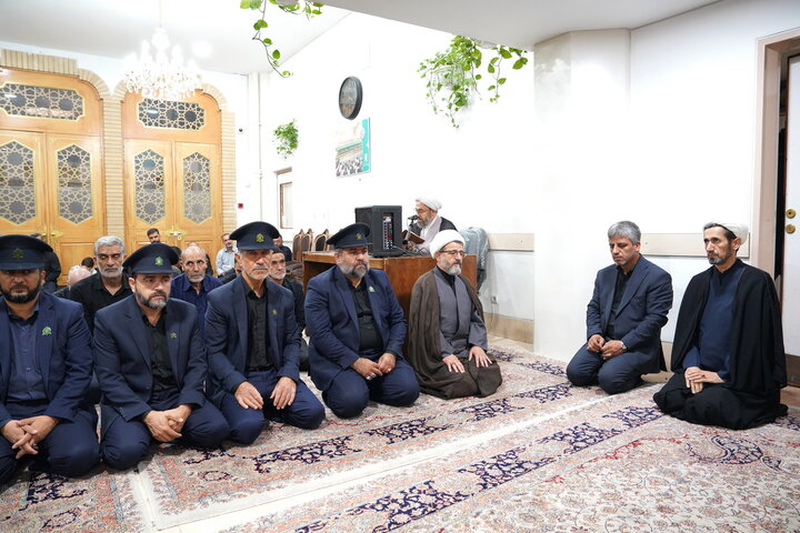 اعزام کاروان پیشرو موکب حرم بانوی کرامت به کشور عراق +تصاویر