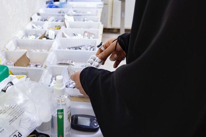 الفرقة الطبية التابعة للعتبة العباسية المقدسة تدعم مخيمات "فتيات العقيدة" الكشفية بخدمات صحية متكاملة في موقع المخيم