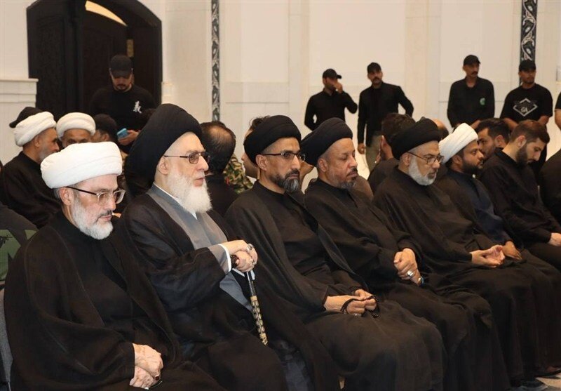 نجف میں علما کی موجودگی میں شہید رہبر کی یاد میں تعزیتی تقریب منعقد