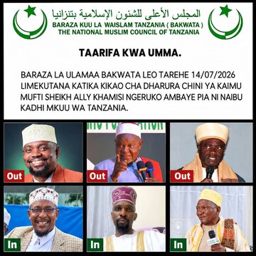 Baraza la Ulamaa BAKWATA Lamsimamisha Sheikh wa Mkoa wa Dar es Salaam, Lateua Kaimu Katika Nafasi Hiyo