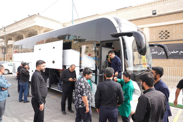 Photos: Advance Team of Mawkib of Hazrat Masoumeh Shrine Deployed to Iraq