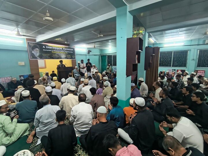 تقرير مصور/ تأبين الإمام الشهيد بحضور ممثل قائد الثورة وعلماء بنغلاديشيين في خولنا