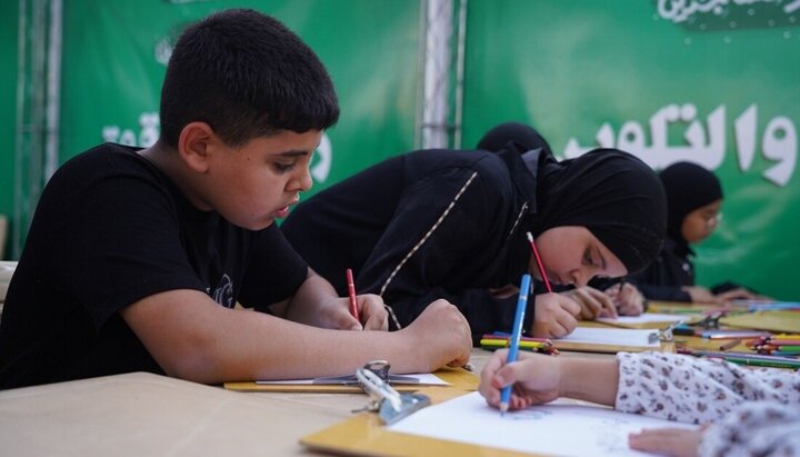 تقرير مصور/ العتبة الحسينية يعلم الاطفال عبر محطات ثقافية تفاعلية