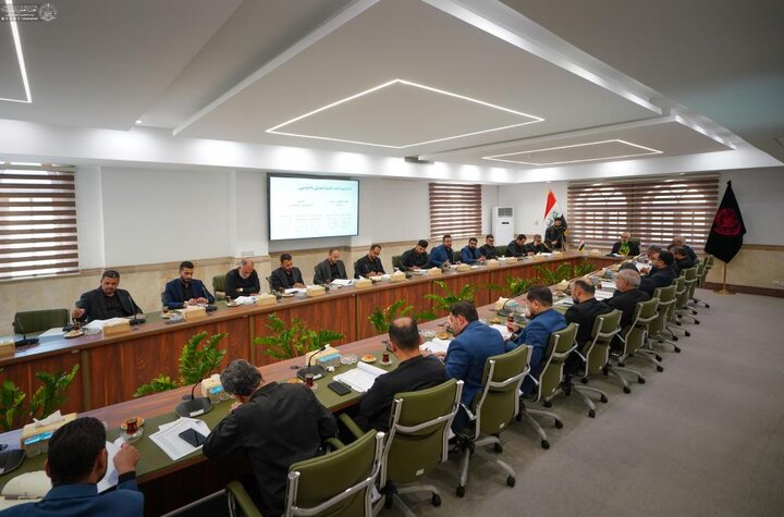 تقرير مصور/ انعقاد اجتماع لمراجعة وتقييم أسبوع الغدير الدولي لعام 1447هـ  في العتبة العلوية المقدسة