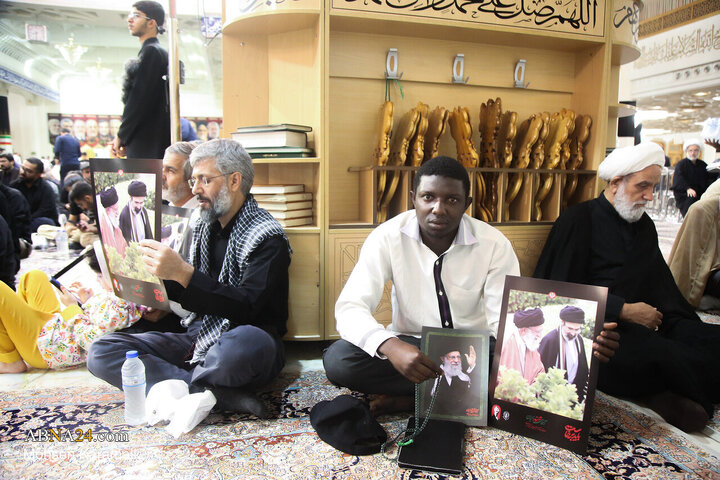 تقرير مصور/ مجلس تأبين الإمام  الشهيد السيد "الخامنئي" في حرم السيدة المعصومة (ع) بقم