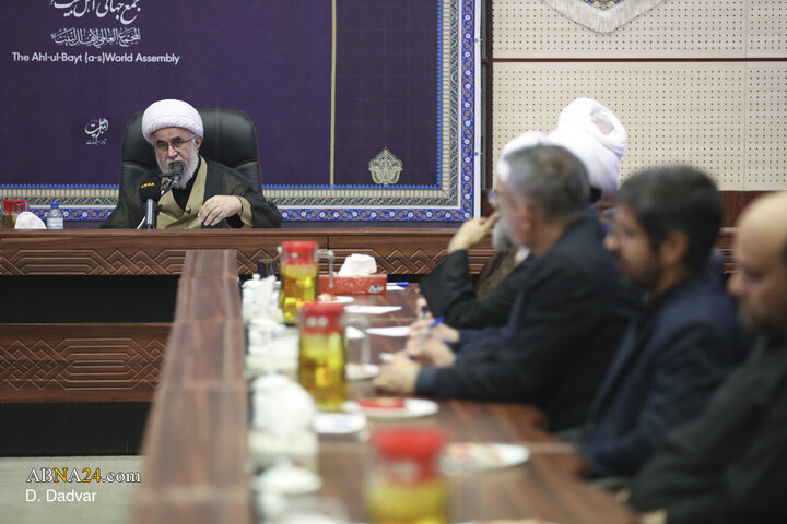 سخنرانی آیت‌الله رمضانی در جمع مدیران و کارکنان مجمع جهانی اهل‌بیت(ع)
