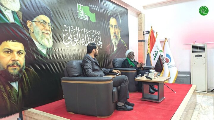تقرير مصور/ الشيخ الزكزاكي يدعو إلى الوحدة في اجتماع بغداد لمناقشة مستقبل المقاومة بعد استشهاد الإمام خامنئي